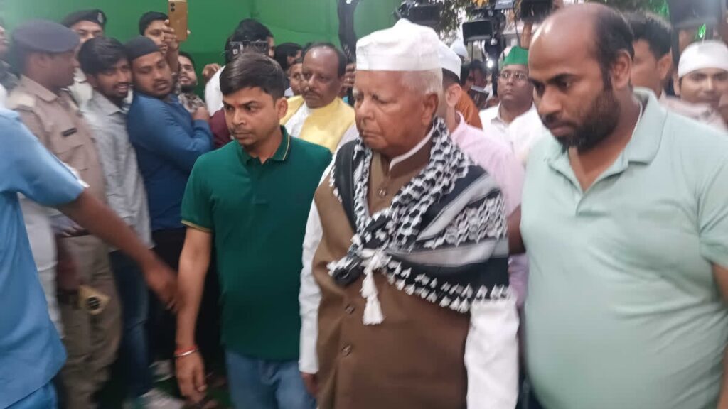 RJD supremo Lalu Prasad Yadav